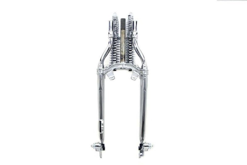 V-Twin Manufacturing Other Brakes & Suspension 18" Inline Chrome Replica Springer Front Fork Assembly Harley Knucklehead Pan BT