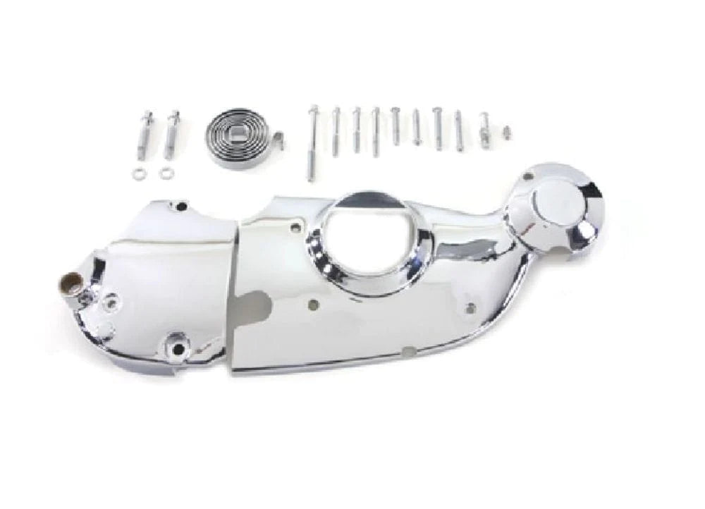 V-Twin Manufacturing Other Engines & Engine Parts Chrome Cam Sprocket Cover Kit Kick and Electric Start Ironhead Harley Sportster