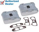V-Twin Manufacturing Other Engines & Engine Parts Chrome Rocker Box Covers Gaskets Rigid 1984-1991 Harley Dyna Softail Touring EVO