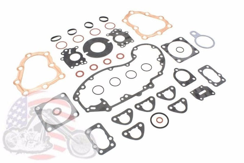 V-Twin Manufacturing Other Engines & Engine Parts Gary Bang 45 Flathead Side Valve Harley Servi WLA Engine Complete Gasket Kit