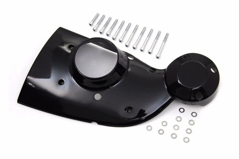 V-Twin Manufacturing Other Engines & Engine Parts Gloss Powder Black Cam Cover Case Chest Trim Dress Up Harley Sportster Evo 5 spd