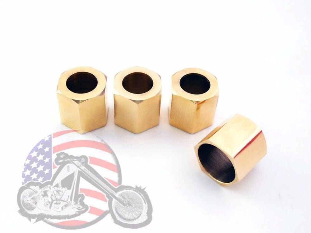 V-Twin Manufacturing Other Engines & Engine Parts Pushrod Cover Cup Set Brass For Tube Harley Sportster Ironhead Super Glide FL