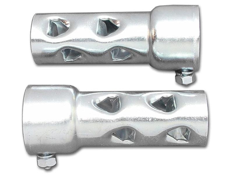 V-Twin Manufacturing Other Exhaust Parts 1 3/4" 7/8" 2" Shorty Steel Baffles 4" Long Baffle Set for Exhaust Pipes Harley