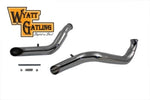 V-Twin Manufacturing Other Exhaust Parts 2 1/4" BitchSlap Chrome LAF Full Exhaust Headers Drag Pipes Harley Softail FXST