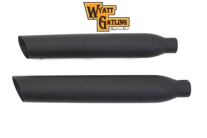 V-Twin Manufacturing Other Exhaust Parts Black 3" Side Slash Muffler Slip On Exhaust Set 2014-2020 Harley Sportster XL