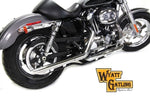 V-Twin Manufacturing Other Exhaust Parts Chrome 2" Down Slash Muffler Slip On Exhaust Set 2014-2021 Harley Sportster XL