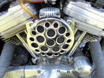V-Twin Manufacturing Other Intake & Fuel Systems Air Filter Cleaner Holey Drilled Chrome Cover CV EFI Harley Sportster Chopper XL