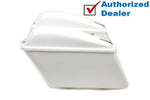 V-Twin Manufacturing Other Luggage Replica White Saddlebags Set Pair Latches Keys Harley Shovel Panhead 63-1984 FL