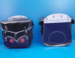 V-Twin Manufacturing Other Luggage V-Twin Rigid Loctite Saddlebags Black 1945-1948 Harley FL Knucklehead Panhead