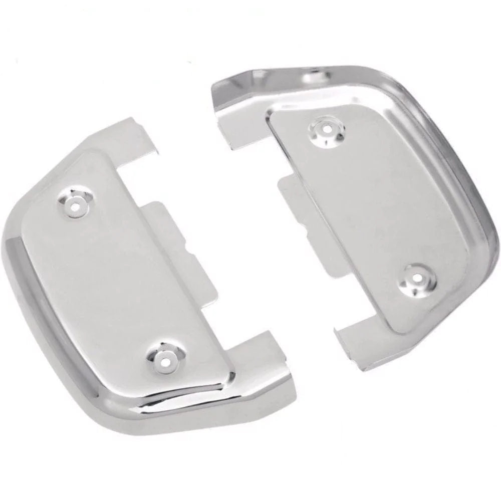 V-Twin Manufacturing Other Motorcycle Accessories Chrome Passenger Floorboard Covers Harley 87-2021 Touring Bagger Dresser Softail