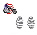 V-Twin Manufacturing Other Seat Parts V-Twin Chrome 3" Solo Seat Springs Harley Chopper Bobber Rigid Custom Motorcycle
