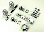 V-Twin Manufacturing Other Seat Parts V-Twin Solo Rigid Chopper Bobber Seat Mounting Kit Harley Bolt On Custom Chrome