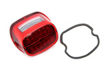 V-Twin Manufacturing Red LED OE Replacement Tail Light Lens 1999+ Harley Softail Sportster Touring