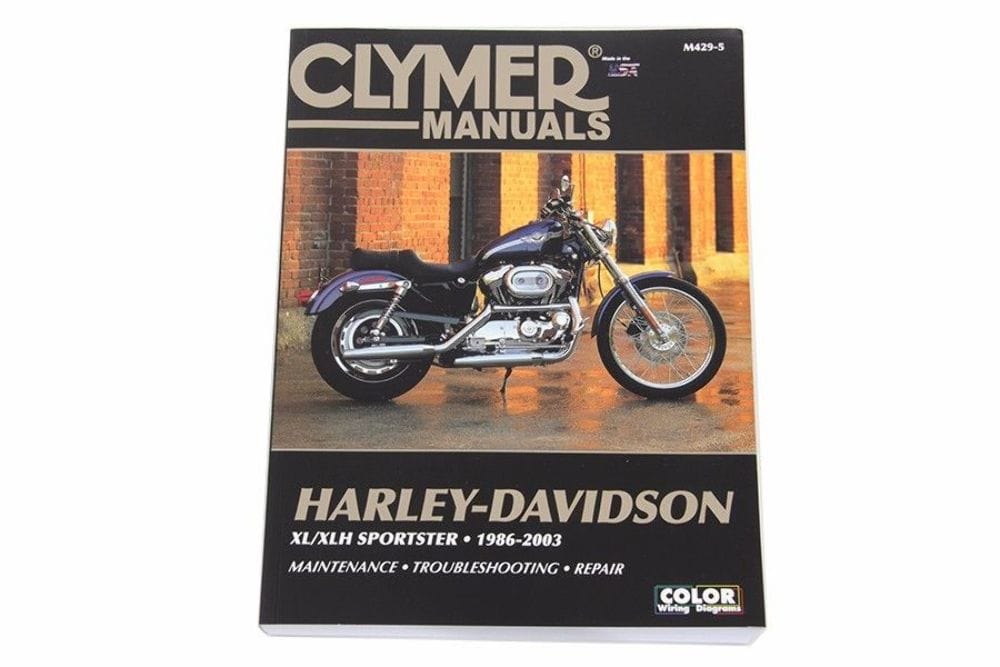 V-Twin Manufacturing Service & Repair Manuals Clymer Early Evo Sportster Service Engine Repair Rebuild Manual Book 1986-2003