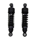 V-Twin Manufacturing Shocks Black 10.5" Slammer Lowering Rear Shocks Harley 2006-2020 Sportster 883 1200