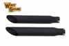 V-Twin Manufacturing Silencers, Mufflers & Baffles Flat Black Slip-On Slash Cut Exhaust Mufflers Baffle 1980-2003 Harley Sportster