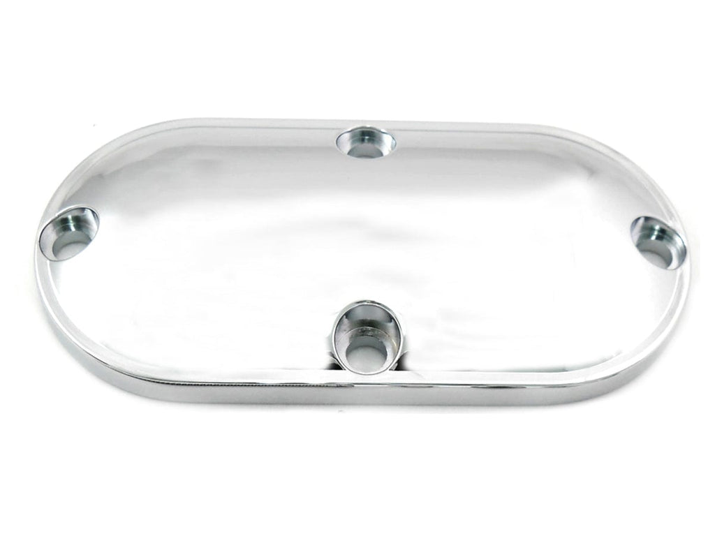 V-Twin Manufacturing V-Twin Chrome Smooth Inspection Cover Primary 1999+ Harley Touring Dyna