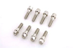 V-Twin Manufacturing Valves Nickel Plated Hex Head Lifter Tappet Block Screws Bolts Harley Shovel Panhead FL