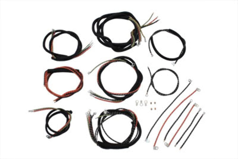 V-Twin Manufacturing Wires & Electrical Cabling Main Electrical Side Valve Wiring Harness OE 4736-42M Harley 1942-1945 Army 45