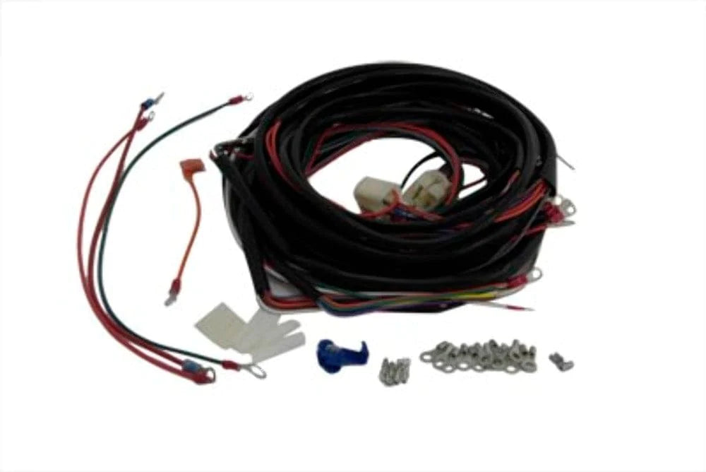 V-Twin Manufacturing Wires & Electrical Cabling Wiring Harness Kit Complete Electric Lighting Handlebar Main Harness Harley XLH