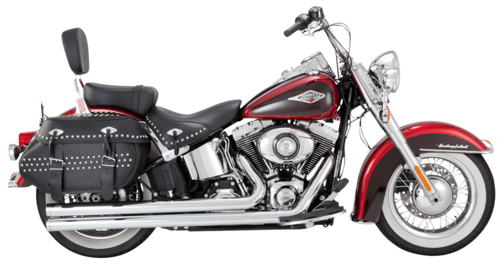 Vance & Hines Chrome Vance & Hines Big Shots Long Exhaust Pipes System 12-2017 Harley Softail