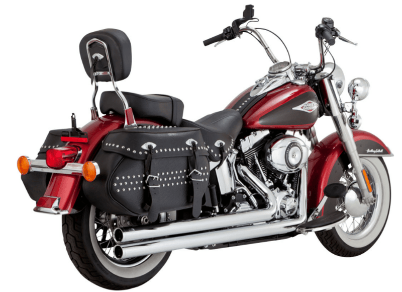 Vance & Hines Chrome Vance & Hines Big Shots Long Exhaust Pipes System 12-2017 Harley Softail