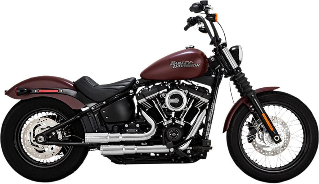 VANCE & HINES Exhaust Systems Vance & Hines Chrome Mini Grenades Exhaust Header Pipes Harley Softail 18-2019