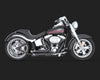 Vance & Hines Other Exhaust Parts New Vance & Hines Black Shortshots Staggered Exhaust Pipes Harley Softail 47221