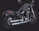 Vance & Hines Other Exhaust Parts Vance & Hines Twin Slash Slip-On Mufflers Pipes Exhaust 07-17 Harley Softail FLS