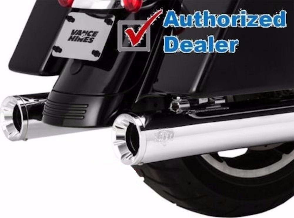 Vance & Hines Other Motorcycle Accessories Vance & Hines Chrome Eliminator 400 Slip On Exhaust Mufflers Harley Touring 17+