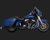 Vance & Hines Silencers, Mufflers & Baffles Vance & Hines Black Monster Round Slip-On Mufflers Exhaust 17-20 Harley Touring