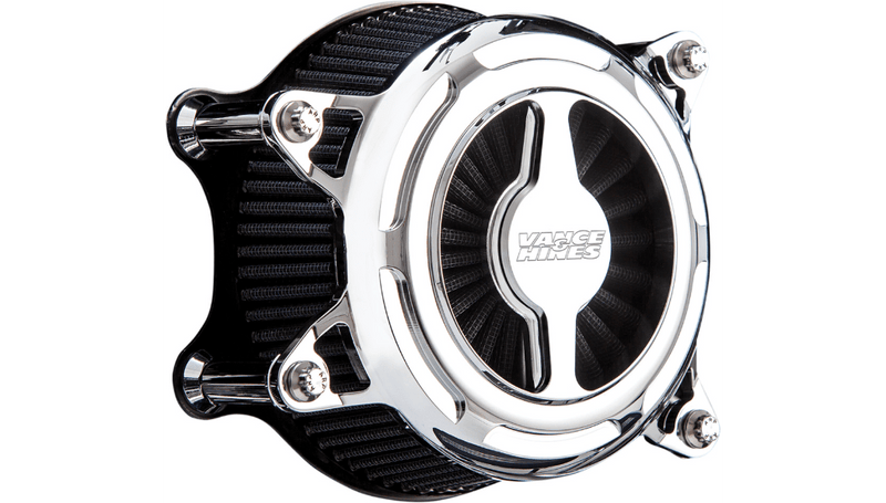 Vance & Hines Vance & Hine VO2 Blade Air Cleaner Chrome High Flow Harley Twin Cam 99-17