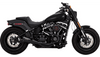 Vance & Hines Vance & Hines 2 into 1 Upsweep Exhaust Header Megaphone Black Harley Softail 18+