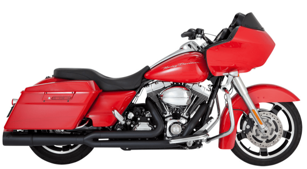 Vance & Hines Vance & Hines Black 2 Into 1 2:1 Pro Pipe Exhaust System Harley Touring 10-16