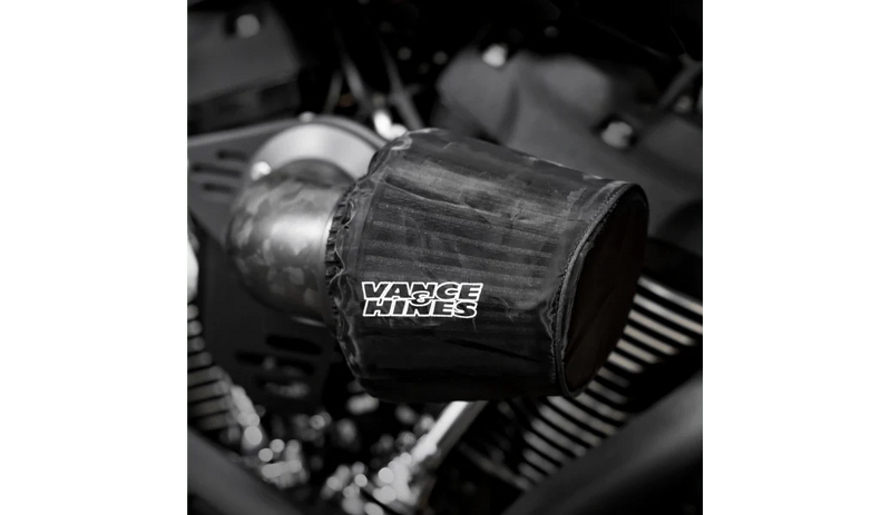Vance & Hines Vance & Hines Rain Sock V02 Falcon Mesh Air Intake Black Harley Touring Softail
