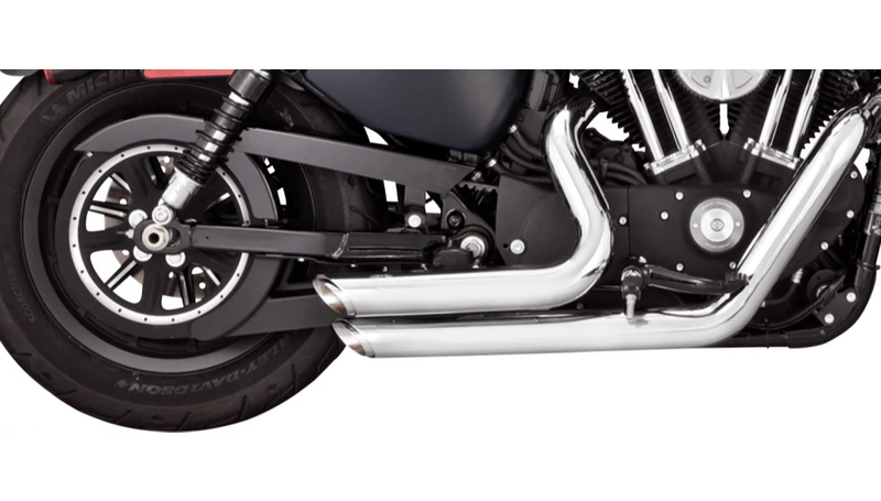 Vance & Hines Vance & Hines Shortshots 2-into-2 Exhaust System Pipe Chrome Harley XL 2014+