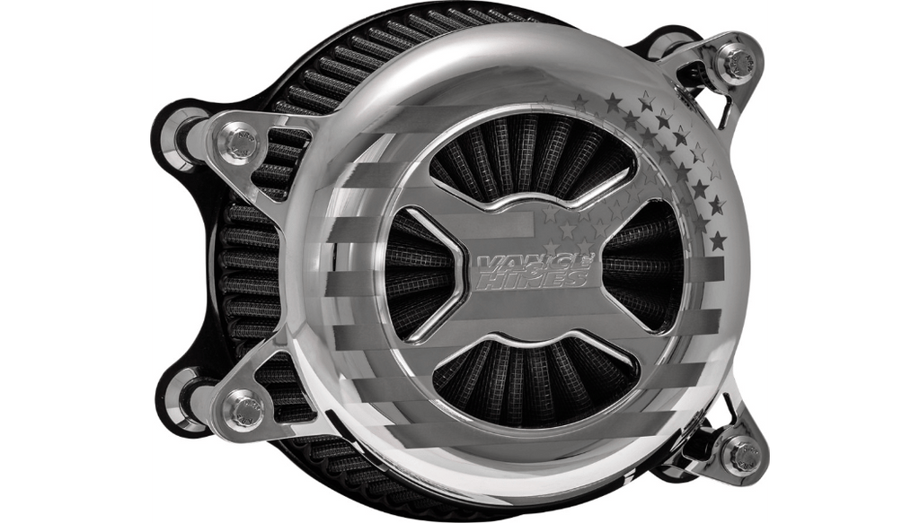 Vance & Hines VO2 America Air Cleaner Chrome High Flow Harley Vance & Hines VO2 America Air Cleaner Chrome High Flow Harley