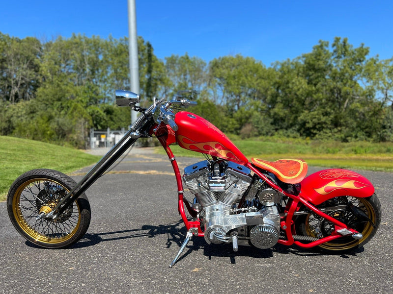 Von Dutch Motorcycle Very Rare 2005 Von Dutch Cruel World Softail 240 Chopper 113" Patrick Racing Engine! $19,995