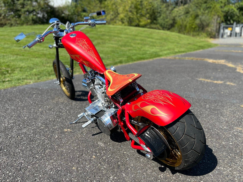 Von Dutch Motorcycle Very Rare 2005 Von Dutch Cruel World Softail 240 Chopper 113" Patrick Racing Engine! $19,995