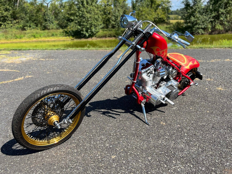 Von Dutch Motorcycle Very Rare 2005 Von Dutch Cruel World Softail 240 Chopper 113" Patrick Racing Engine! $19,995
