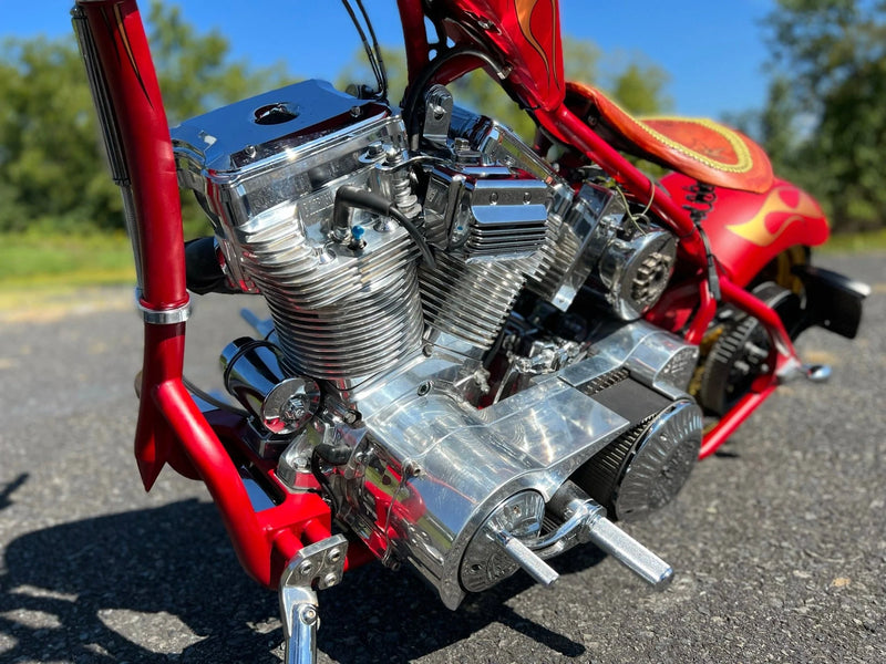 Von Dutch Motorcycle Very Rare 2005 Von Dutch Cruel World Softail 240 Chopper 113" Patrick Racing Engine! $19,995