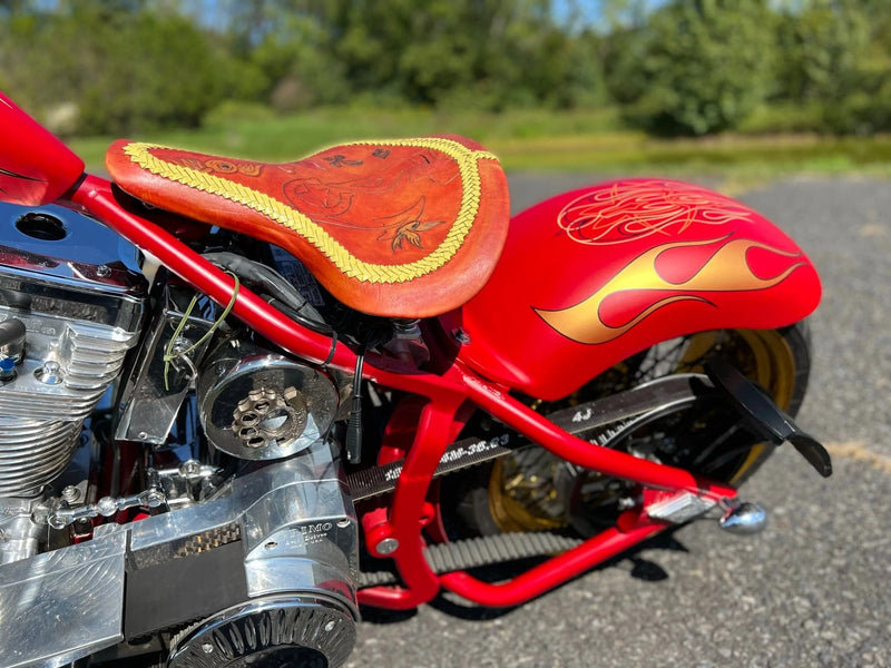 Von Dutch Motorcycle Very Rare 2005 Von Dutch Cruel World Softail 240 Chopper 113" Patrick Racing Engine! $19,995