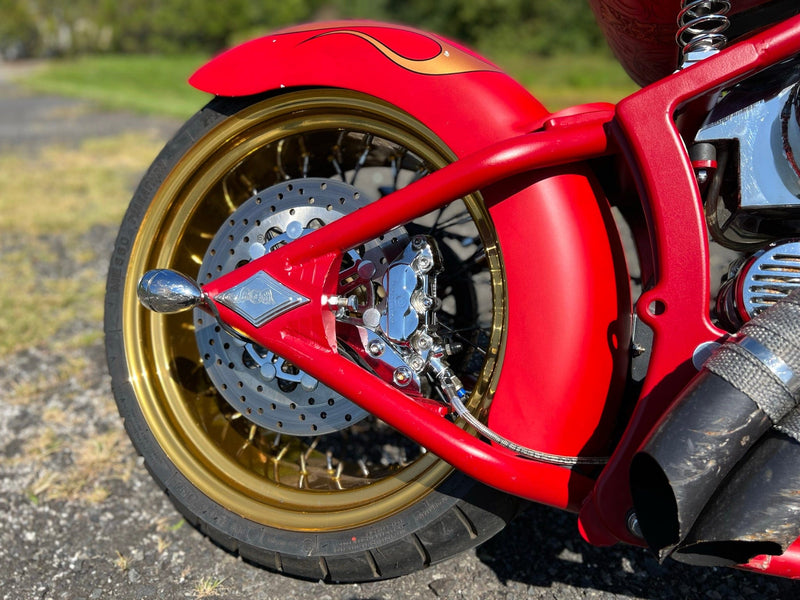 Von Dutch Motorcycle Very Rare 2005 Von Dutch Cruel World Softail 240 Chopper 113" Patrick Racing Engine! $19,995