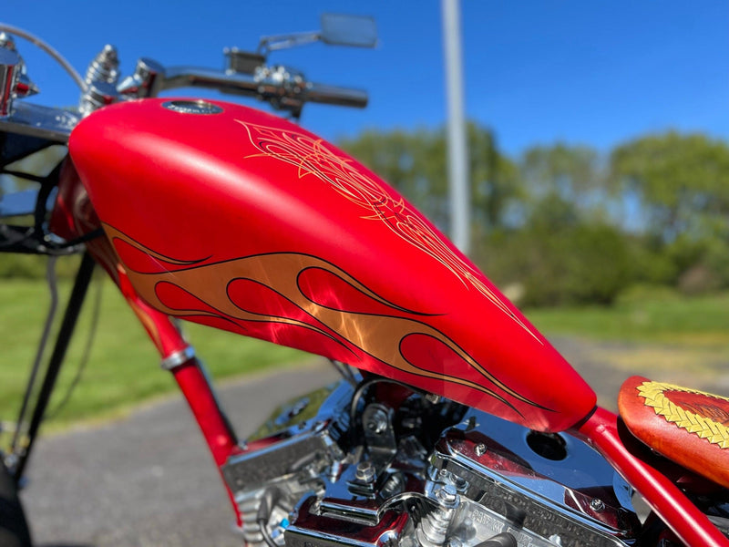 Von Dutch Motorcycle Very Rare 2005 Von Dutch Cruel World Softail 240 Chopper 113" Patrick Racing Engine! $19,995