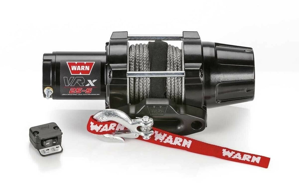 WARN Winches Warn VRX 25-S 2500 12V Winch Synthetic Wire Rope Offroad ATV UTV SXS 4 Wheeler
