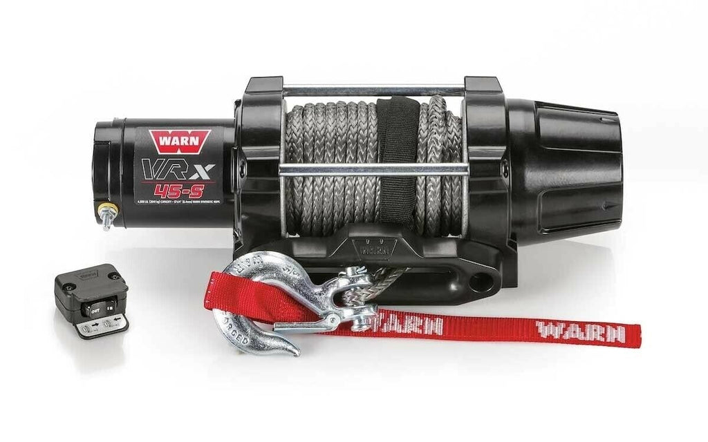 WARN Winches Warn VRX 45-S 4500 12V Winch Synthetic Wire Rope Offroad ATV UTV SXS 4 Wheeler