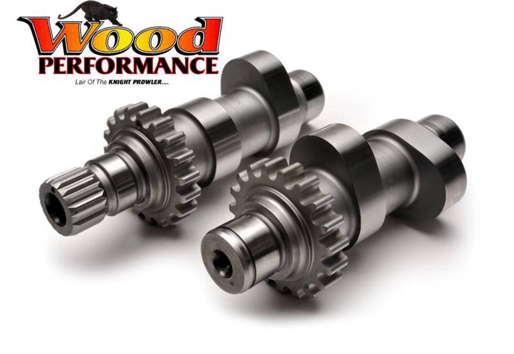 Wood Performance Camshafts Wood Performance Knight Prowler TW-408-65 Chain Drive Twin Cams Harley 650 99-06