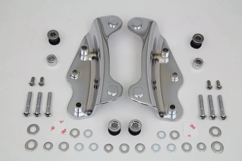 Wyatt Gatling Backrests & Sissy Bars Chrome 4 Point Docking Hardware Mount Bushing Kit 09-13 Harley FLHR FLTR FLHX