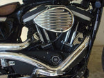 Wyatt Gatling Exhaust Systems Radii Chrome 2" Curvado Big Radius Drag Exhaust Pipes 2004-2013 Harley Sportster