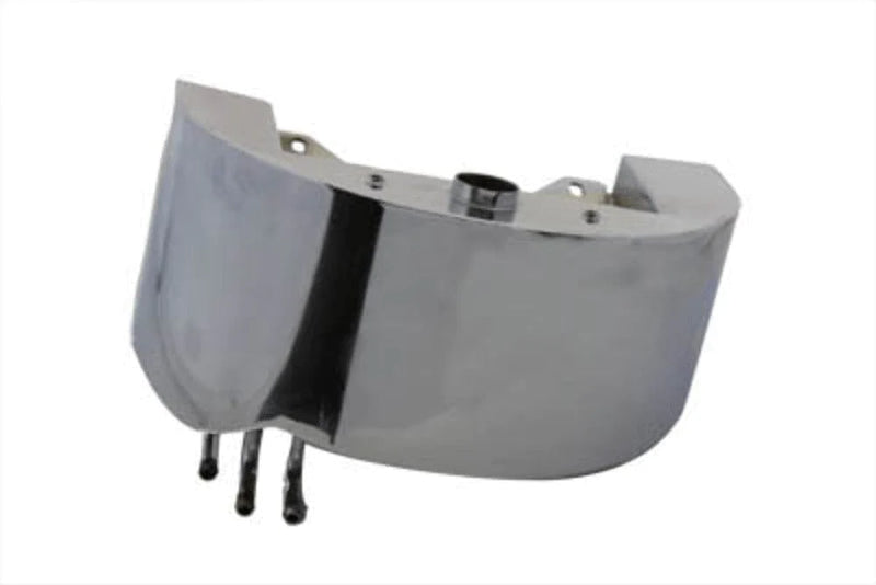 Wyatt Gatling Oil Tanks Chrome Center Custom Horseshoe Oil Tank Battery Box 89-99 Harley Softail FXST